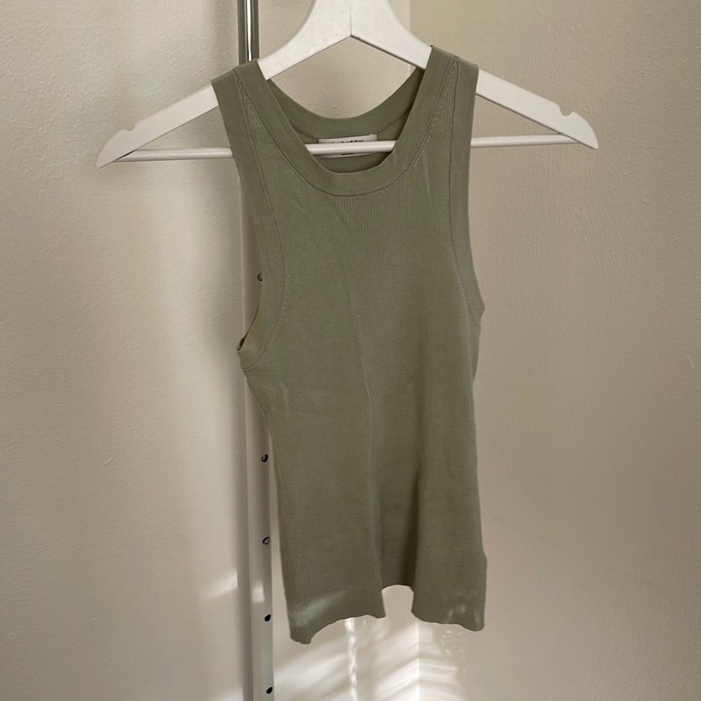 Babaton Sheen Green Tank Top